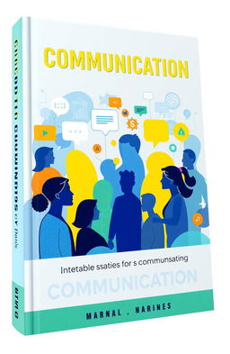A visually captivating book cover design that represents the theme of communication