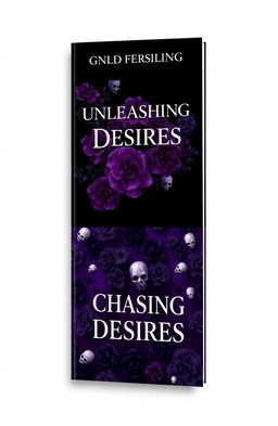 A realistic book cover design featuring two distinct covers