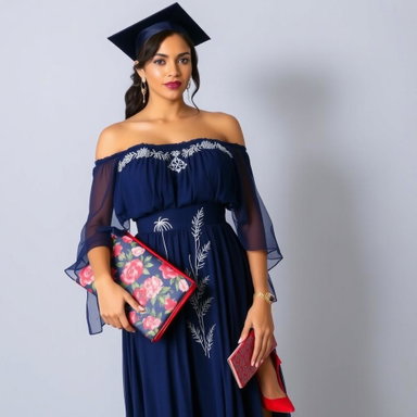 Elegant Graduation Dresses Inspired by Dominican Culture