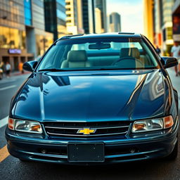 A sleek 1999 Chevrolet Opala, showcasing its modernized design while retaining the classic elements that define this iconic car