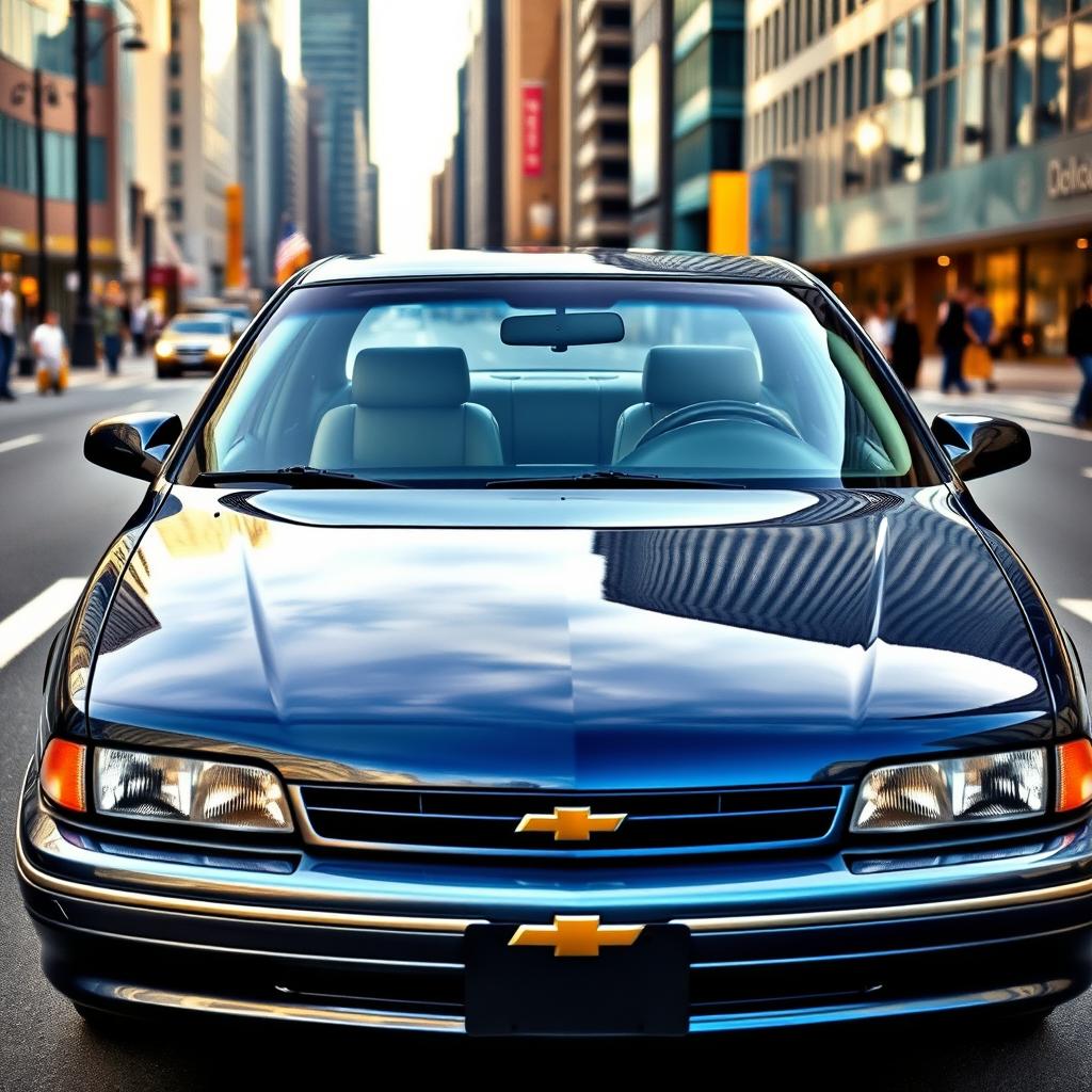 A sleek 1999 Chevrolet Opala, showcasing its modernized design while retaining the classic elements that define this iconic car