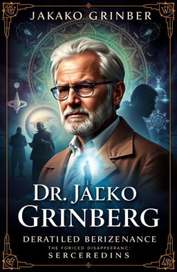 A captivating book cover design featuring the portrait of Dr