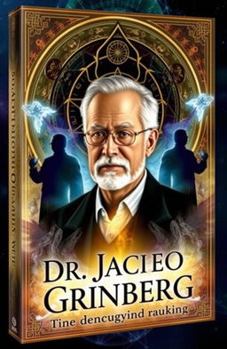 A captivating book cover design featuring the portrait of Dr
