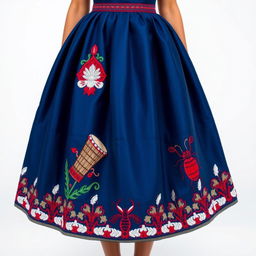 A traditional Dominican dress with modern touches that serves as a celebration of cultural heritage while embracing a contemporary vibe