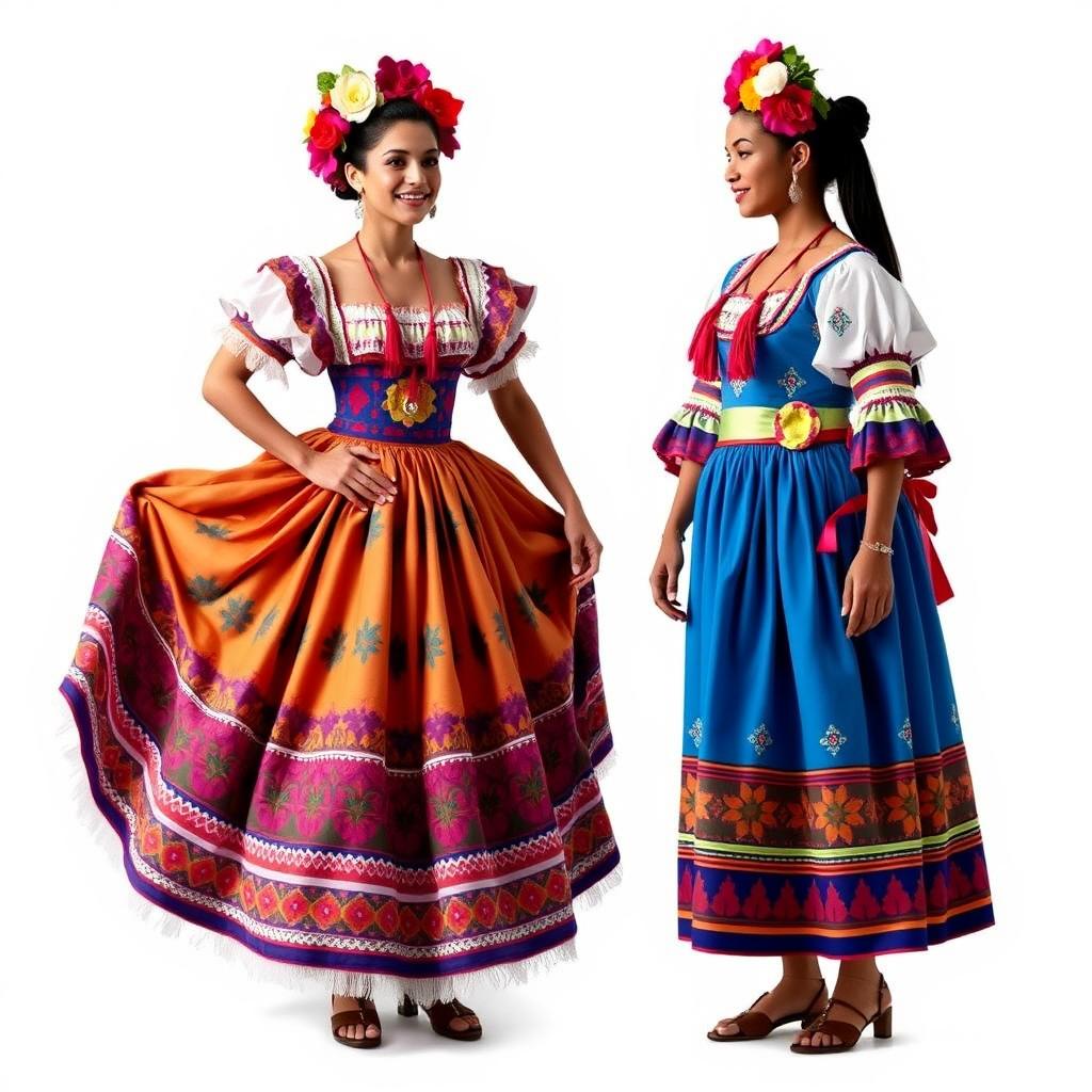 A folkloric costume from the Dominican Republic, rich in vibrant colors and cultural symbolism