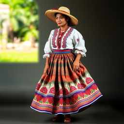 A traditional garment from the Dominican Republic that represents and honors the country's culture and pays tribute to the hardworking peasants who cultivate the land