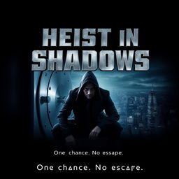 A gritty cinematic movie poster for a film centered around a high-stakes robbery