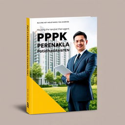 A visually engaging ebook cover design for 'PPPK Penata Kelola Perumahan Ahli Pertama'