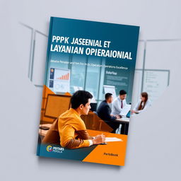 A striking ebook cover for 'PPPK Jabatan Penata Layanan Operasional'