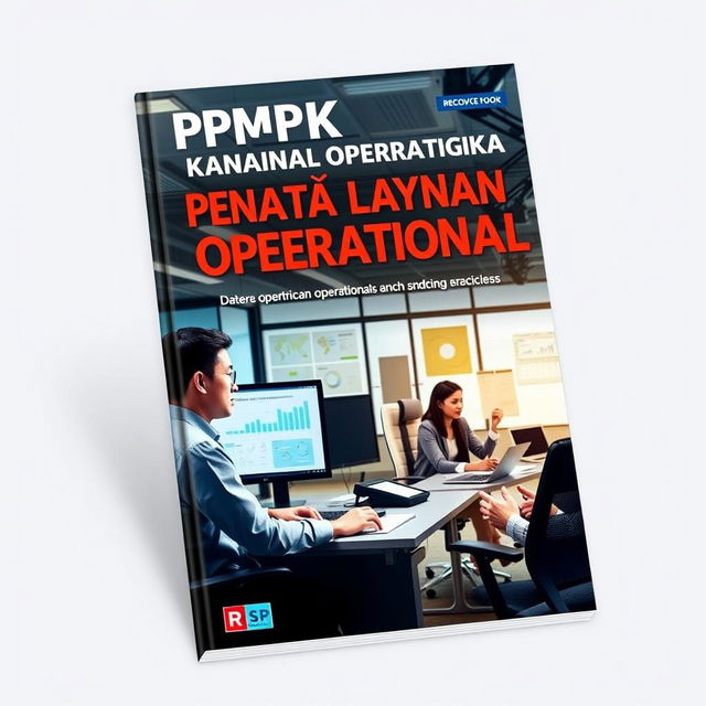 A striking ebook cover for 'PPPK Jabatan Penata Layanan Operasional'