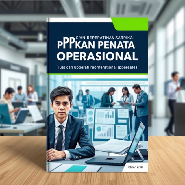 A compelling ebook cover design for 'PPPK Jabatan Penata Layanan Operasional'