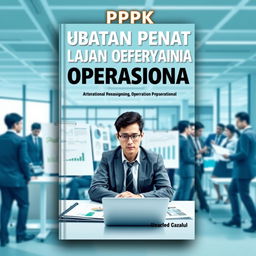 A compelling ebook cover design for 'PPPK Jabatan Penata Layanan Operasional'