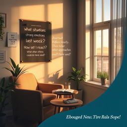 A thoughtful scene illustrating the practice of weekly self-reflection for personal development
