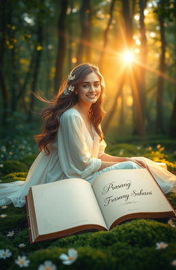 A dreamy, ethereal scene reflecting the concept of 'The Beauty Within'