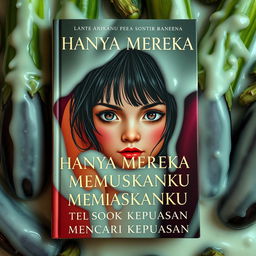 A captivating book cover featuring an enchanting adult girl with a charming, nerdy aesthetic