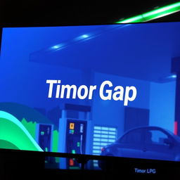 An informative and visually engaging market research presentation slide featuring the Timor Gap logo prominently displayed