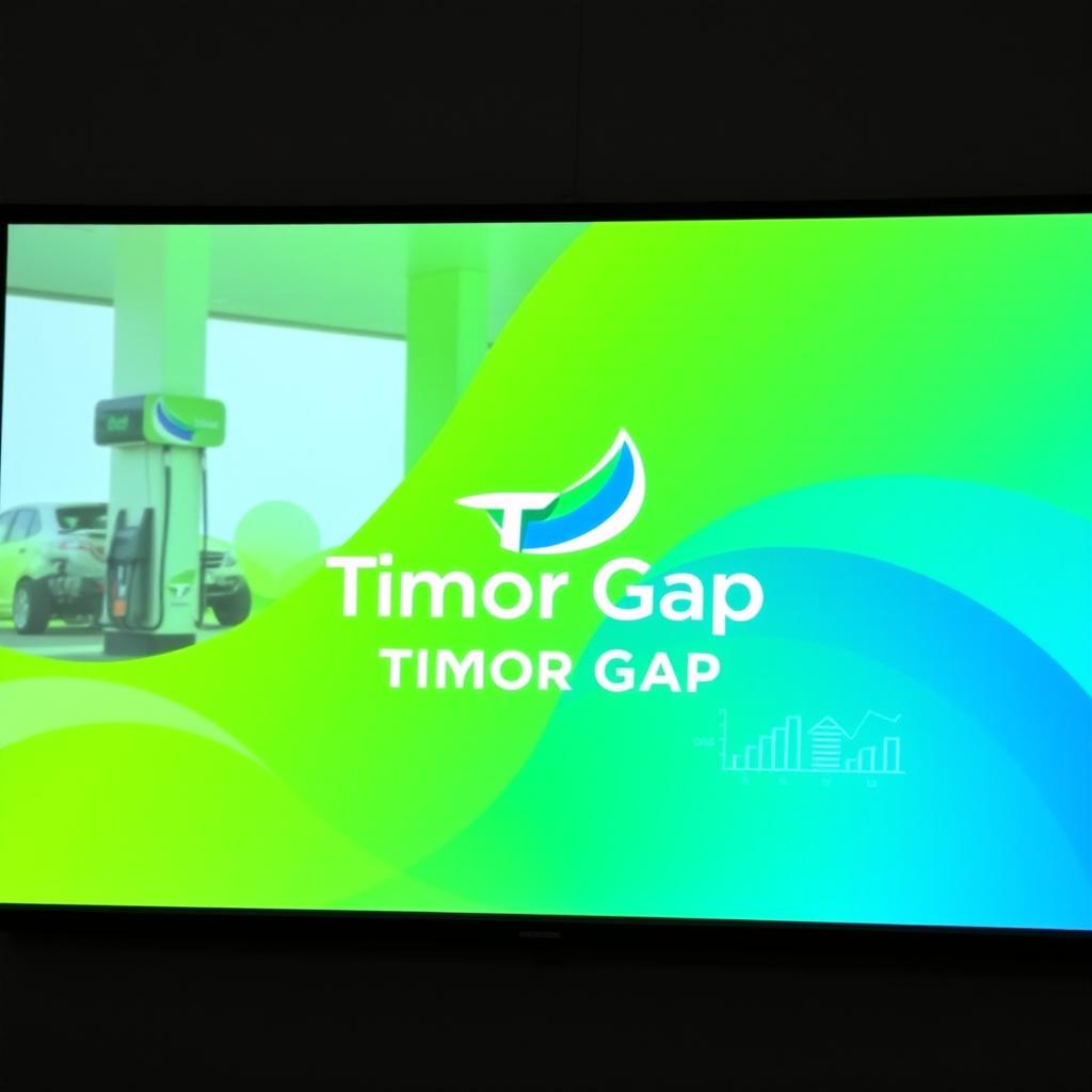 An informative and visually engaging market research presentation slide featuring the Timor Gap logo prominently displayed
