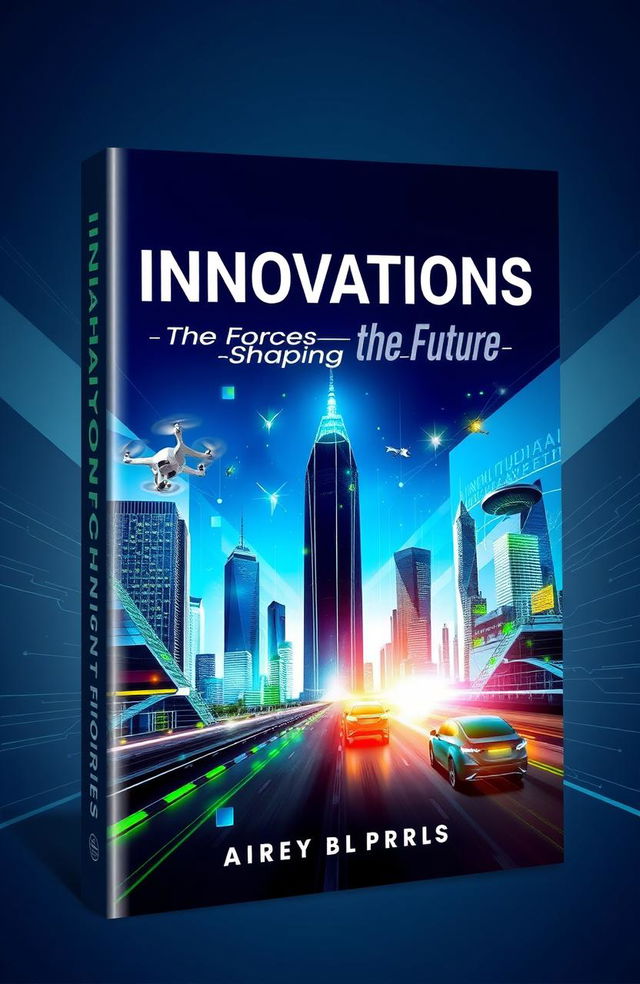 A visually striking book cover for 'Innovations: The Forces Shaping the Future'