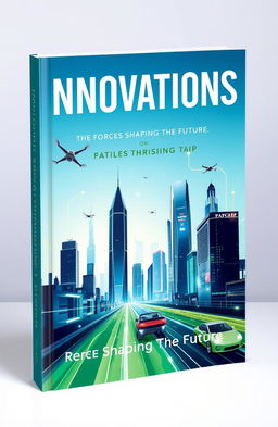 A visually striking book cover for 'Innovations: The Forces Shaping the Future'