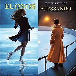 The book cover is divided into two halves