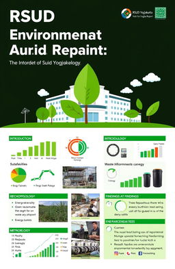 A comprehensive environmental audit report of RSUD Yogjakarta, including sections such as introduction, methodology, findings, and recommendations