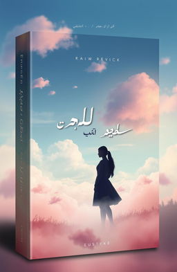 A captivating book cover design for a novel titled 'حب من بعيد' by the author الياس الويزي