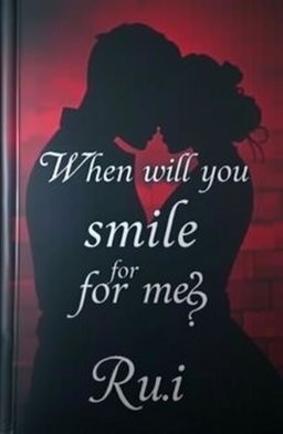 A moody and romantic book cover featuring a shadowy, dark-themed background