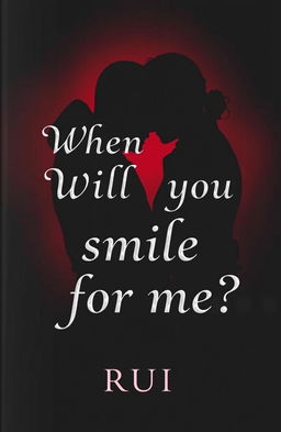 A moody and romantic book cover featuring a shadowy, dark-themed background