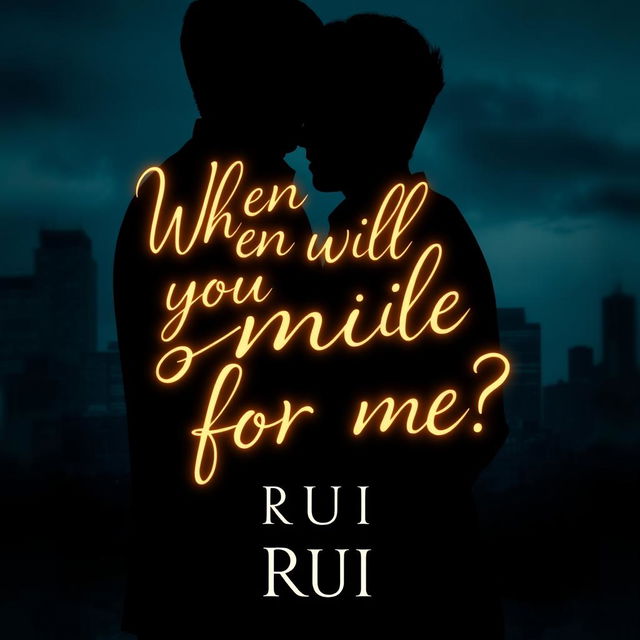 A captivating romance book cover featuring a dark theme