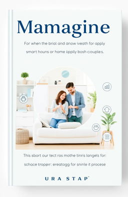 A sleek and minimalist ebook cover design featuring soft pastel hues of blue and green, creating a serene and balanced atmosphere