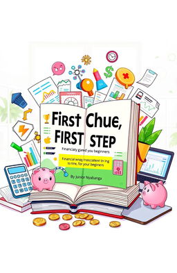 A visually stylish illustration that symbolizes the theme of financial management geared towards beginners
