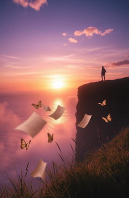 An ethereal and dreamlike scene representing 'The Last Letters from the edge of memory'