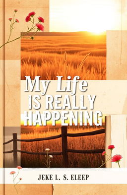 A visually striking cover with the title "My Life is Really Happening" prominently displayed