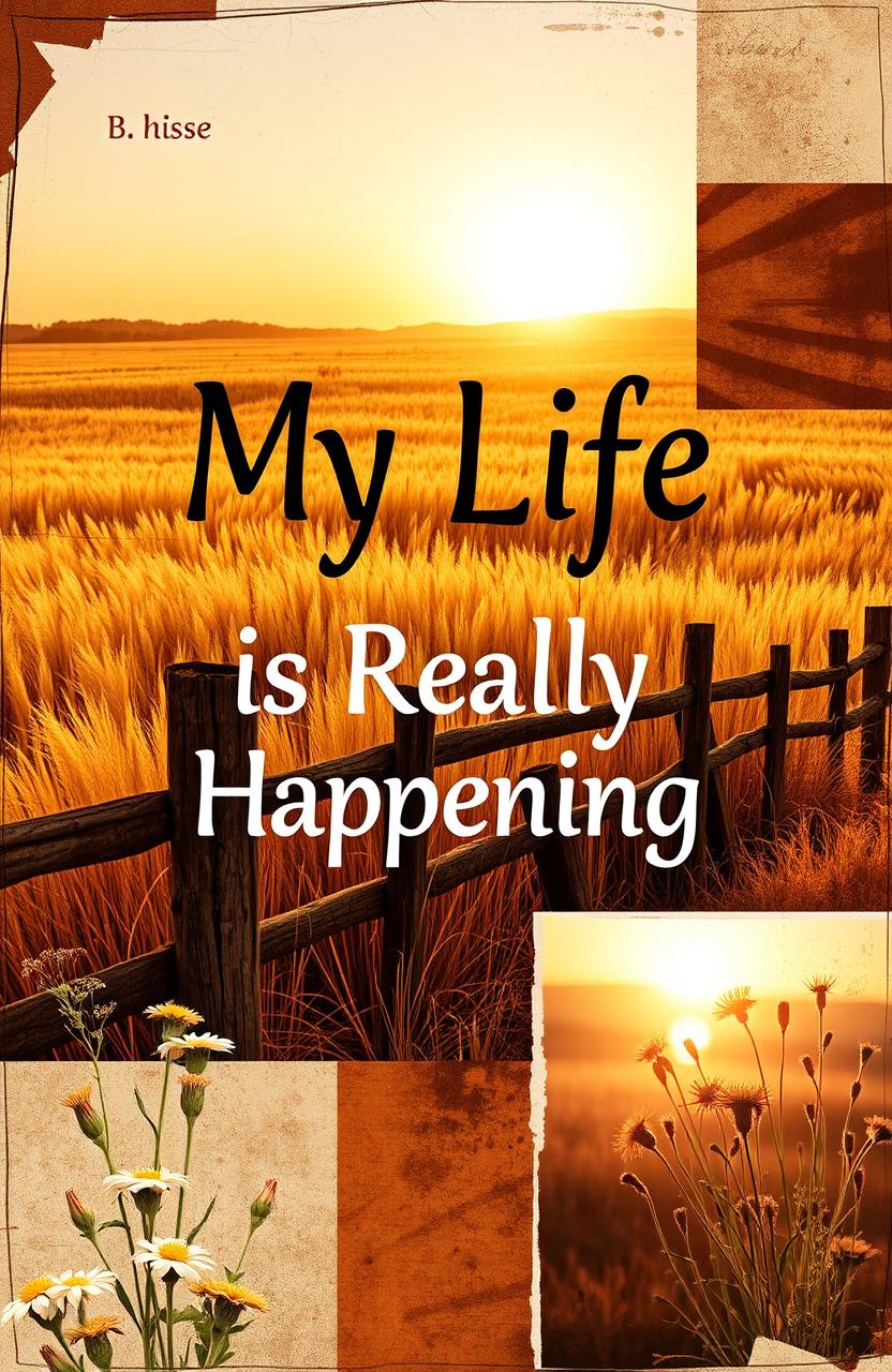 A visually striking cover with the title "My Life is Really Happening" prominently displayed