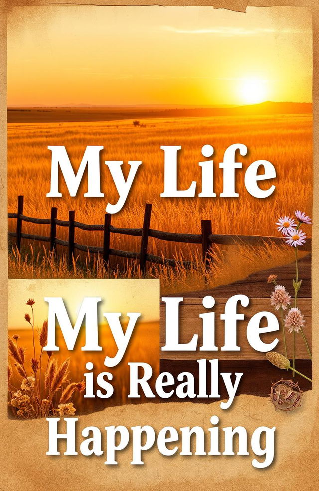 A visually striking cover with the title "My Life is Really Happening" prominently displayed