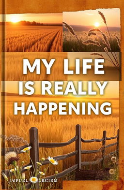 A visually striking cover with the title "My Life is Really Happening" prominently displayed
