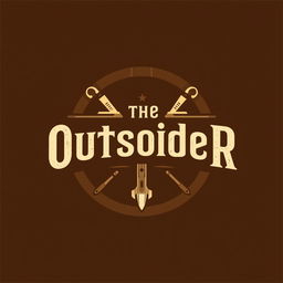 A logo design for a woodworking shop featuring the text "The OutsideR" in a style reminiscent of the first image provided