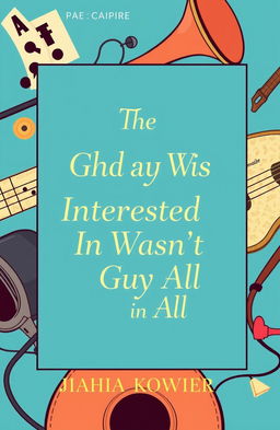 A book cover design featuring a color palette dominated by a vivid blue with a subtle hint of green