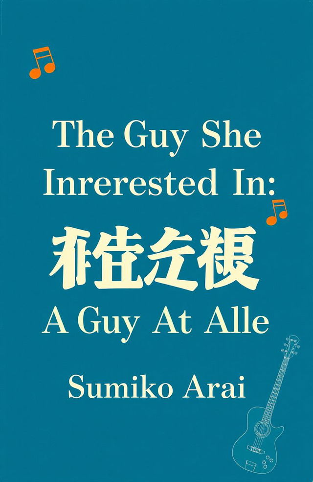 A book cover design featuring a rich color blue with a subtle hint of green, embodying a Japanese manga aesthetic