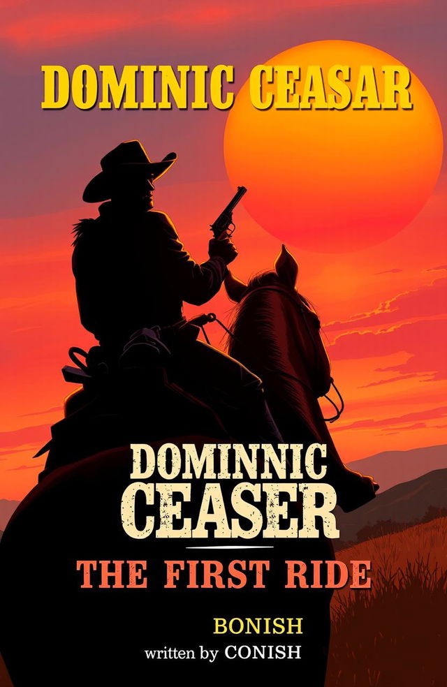 A western comic book cover featuring a cowboy named Dominic Ceasar