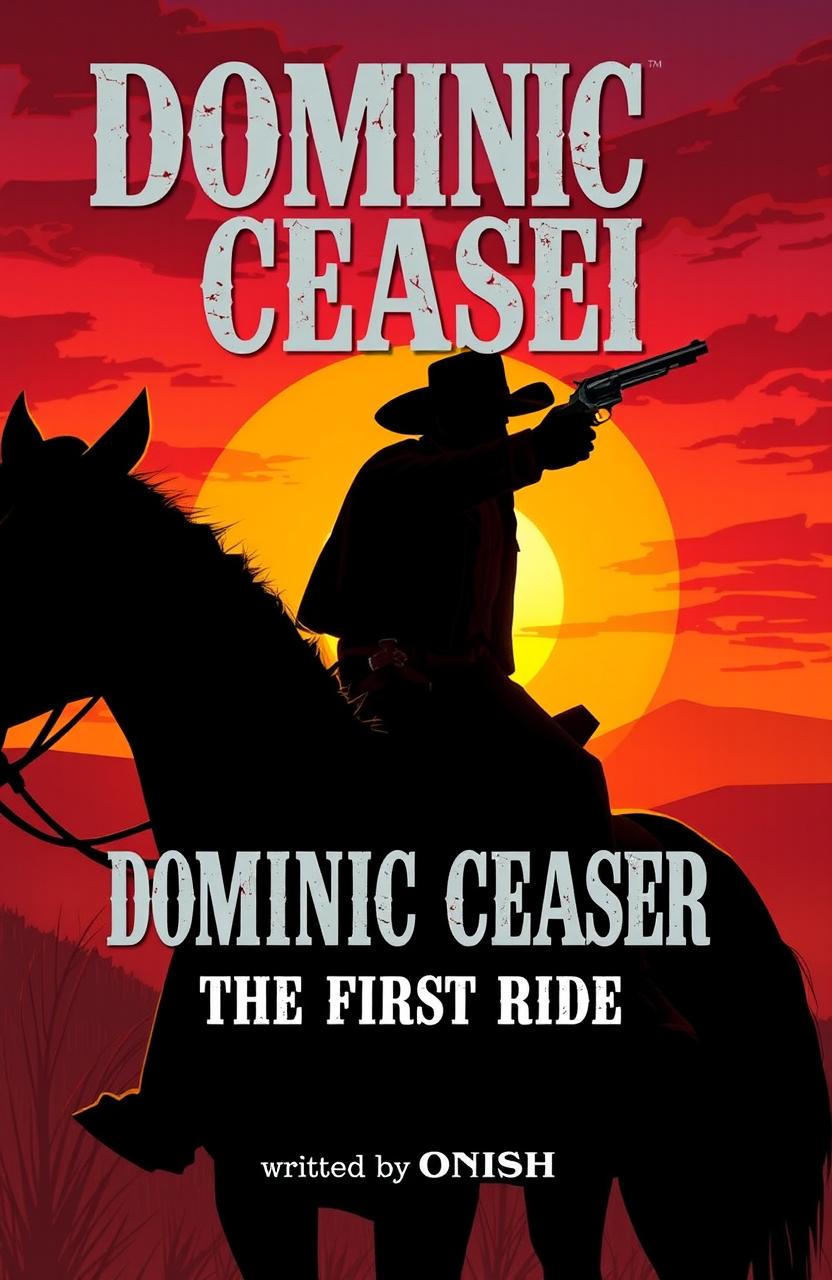 A western comic book cover featuring a cowboy named Dominic Ceasar