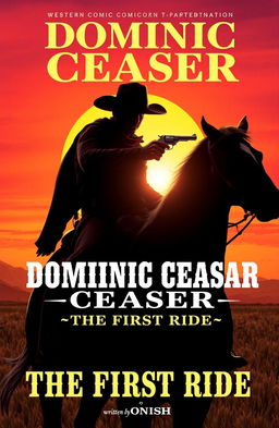 A western comic book cover featuring a cowboy named Dominic Ceasar