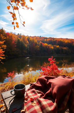 A breathtaking autumn landscape capturing the essence of an unforgettable September