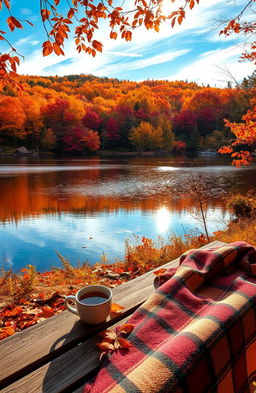 A breathtaking autumn landscape capturing the essence of an unforgettable September