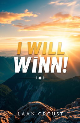 A beautifully designed motivational book cover featuring the bold phrase 'I WILL WIN!' prominently displayed