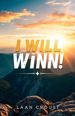 A beautifully designed motivational book cover featuring the bold phrase 'I WILL WIN!' prominently displayed