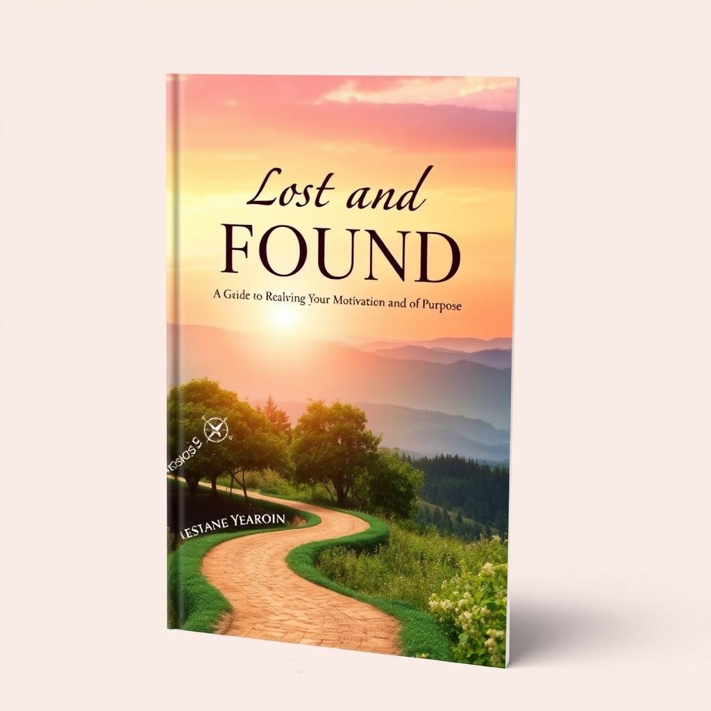 A captivating book cover for "Lost and Found: Reclaiming Your Motivation and Purpose