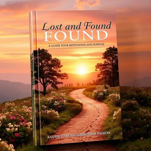 A captivating book cover for "Lost and Found: Reclaiming Your Motivation and Purpose