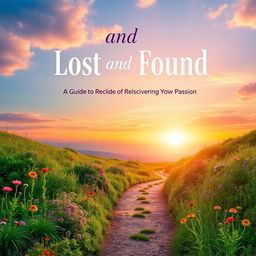 A captivating book cover for "Lost and Found: Reclaiming Your Motivation and Purpose