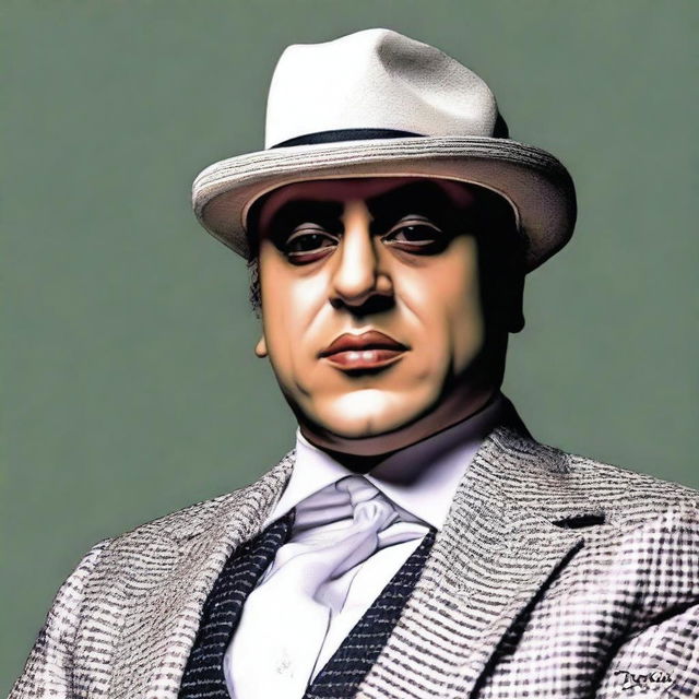 Generate an image of a man named Andre Capone, showcasing his charisma and confidence.